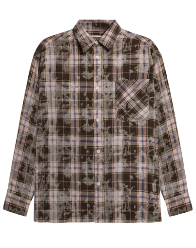 Woodbird - WBZimo Check Skjorte - Pink1